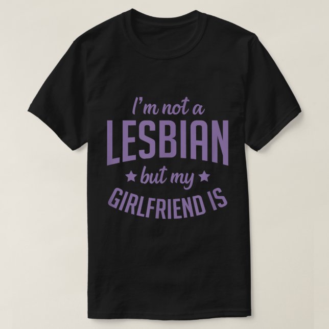 Camiseta No Soy Lesbiana Pero Mi Novia Es Graciosa Matchi (Diseño del anverso)