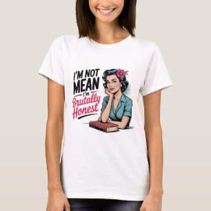 Camiseta No Soy Mala, Soy Honesta – Humor Divertido de Ama