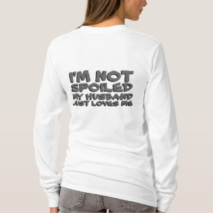 Camiseta No soy malcriado, mi marido me ama
