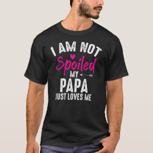 Camiseta No soy malcriado Mi papá me ama a una familia div