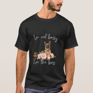 Camiseta No Soy Mandón Soy El Jefe Pastor Alemán