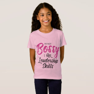 Camiseta No soy mandón yo tengo habilidades de la dirección