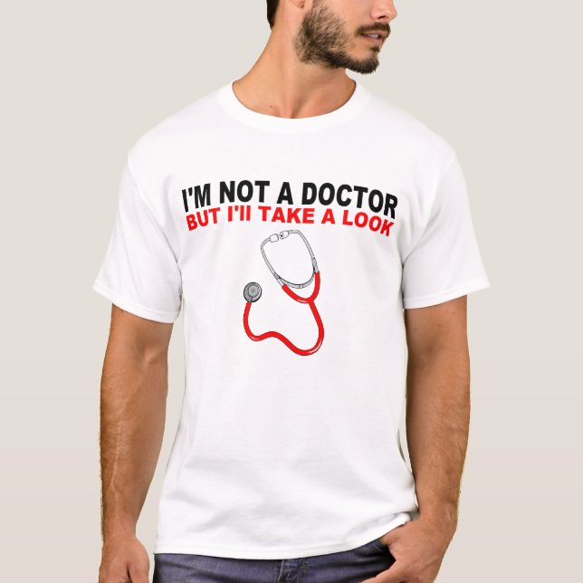 CAMISETA NO SOY MÉDICO (Anverso)