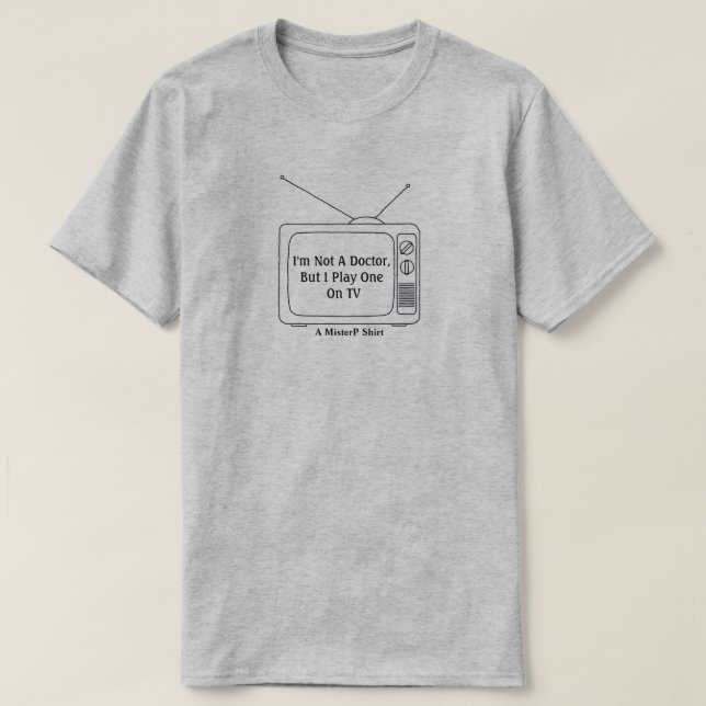 Camiseta No soy Médico... (Diseño del anverso)