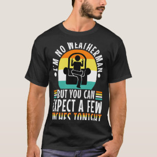 Camiseta No soy meteorólogo, pero puedes esperar unos centí