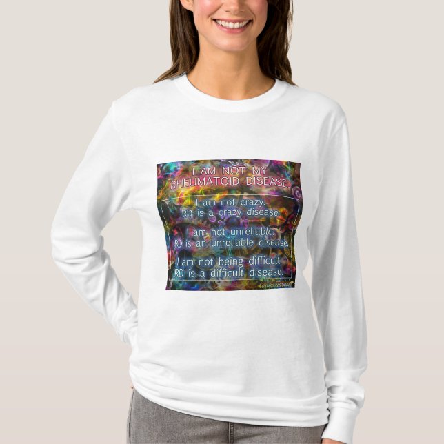Camiseta No soy mi enfermedad reumatoide (Anverso)