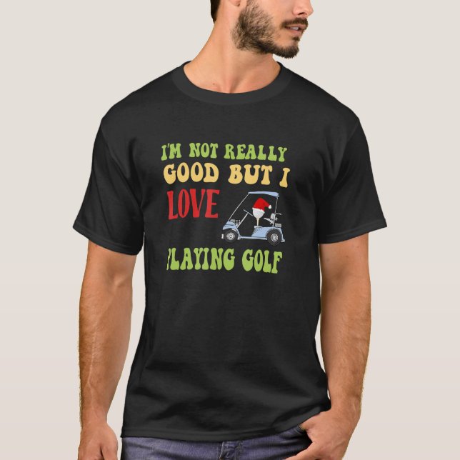 Camiseta No soy muy bueno, pero me encanta jugar golf diver (Anverso)