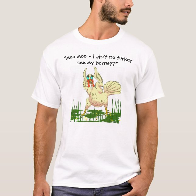 Camiseta no soy ningún pavo, "MOO del MOO - no soy ningún (Anverso)