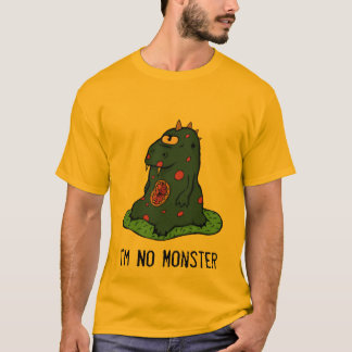 Camiseta No soy ninguna versión de texto del monstruo 19