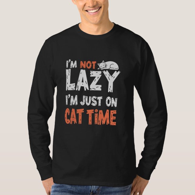 Camiseta no soy perezoso (Anverso)