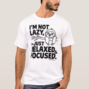 Camiseta No soy perezoso.