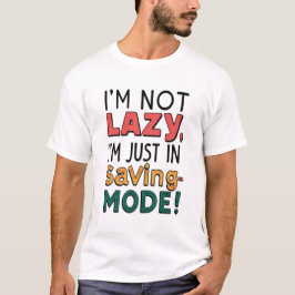 Camiseta No Soy Perezoso