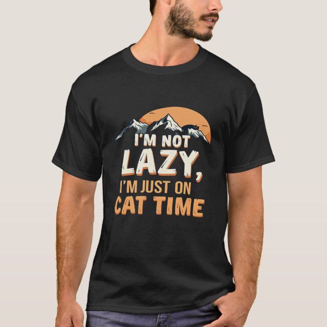 Camiseta No soy perezoso (Anverso)