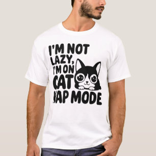 Camiseta No soy perezoso, estoy en modo Cat Nap