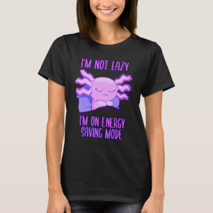 Camiseta No soy perezoso, estoy en modo de ahorro de energí