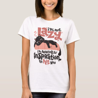 Camiseta No Soy Perezoso Estoy Esperando La Inspiración