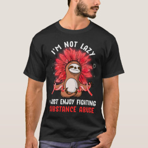 Camiseta No soy perezoso, solo disfruto combatiendo el abus
