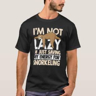 Camiseta No soy perezoso solo estoy ahorrando energía para
