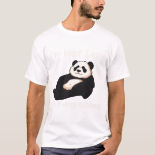Camiseta No soy perezoso, soy eficiente en energía - Gracio