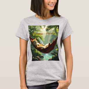 Camiseta No Soy Perezoso Soy Eficiente Energéticamente