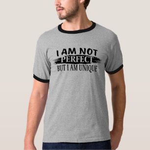 Camiseta No soy perfecto, pero soy único