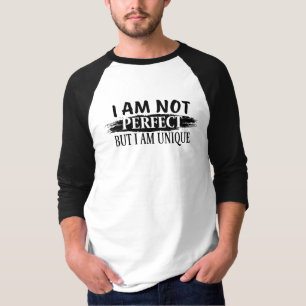 Camiseta No soy perfecto, pero soy único