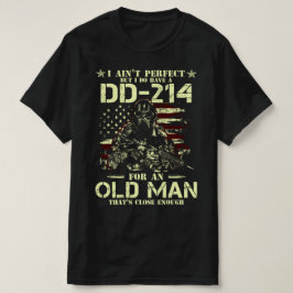 Camiseta no soy perfecto pero tengo dd-214