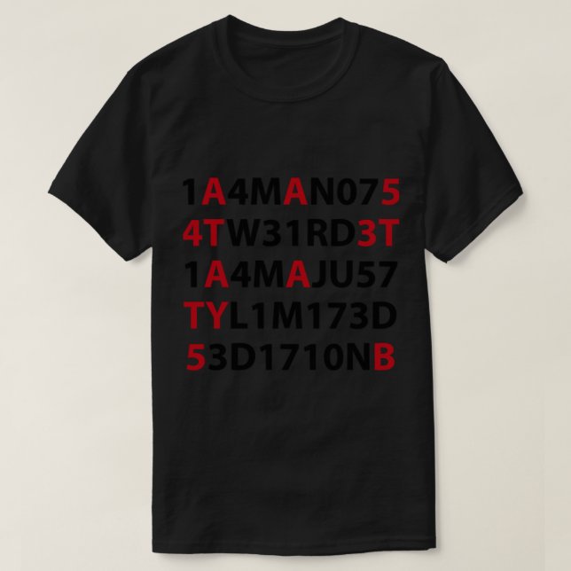 Camiseta No soy raro, solo soy edición limitada - 1 4m n07 (Diseño del anverso)