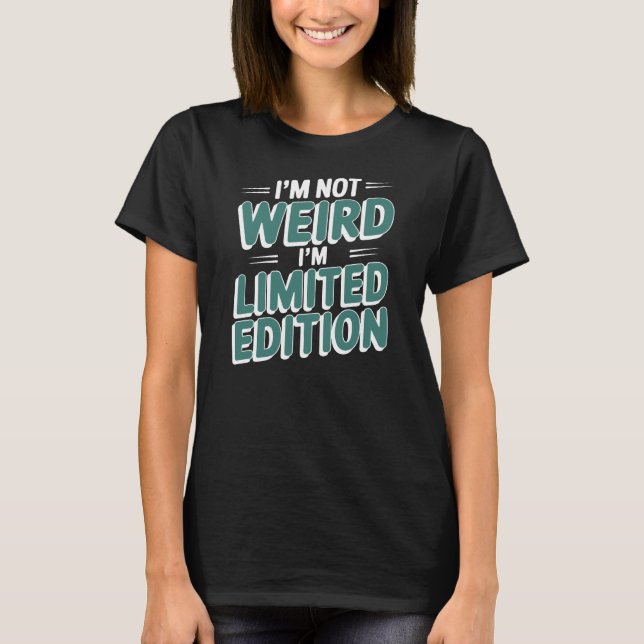 CAMISETA NO SOY RARO, SOY EDICIÓN LIMITADA (Anverso)