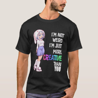Camiseta No soy raro, soy más creativo