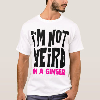 Camiseta No soy raro, soy un ginger gracioso