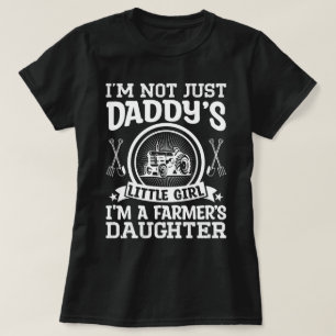 Camiseta No soy solamente la hija pequeña de papá que se cr