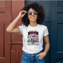 Camiseta No soy sólo mamá, soy triste, fanático de la locur