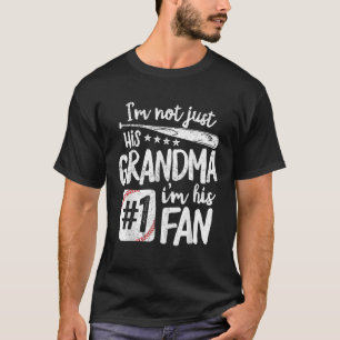 Camiseta No soy solo su abuela Soy su 1 fan del béisbol