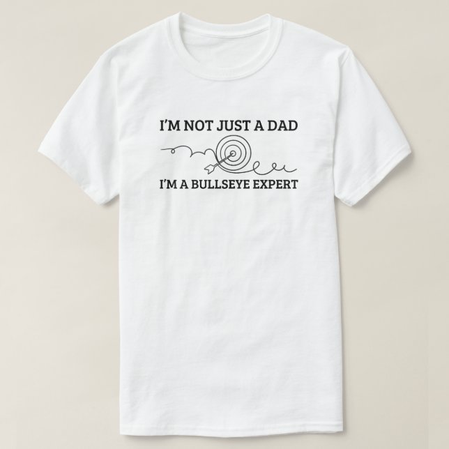 Camiseta No soy solo un papá | Archery Dad (Diseño del anverso)