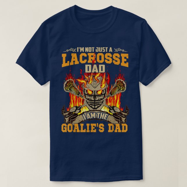 Camiseta No soy solo un papá de Lacrosse Soy el papá de Goa (Diseño del anverso)