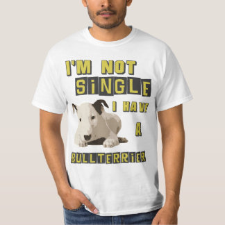 Camiseta No soy solo, yo tengo bull terrier