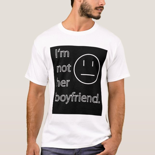Camiseta No soy su novio (Anverso)