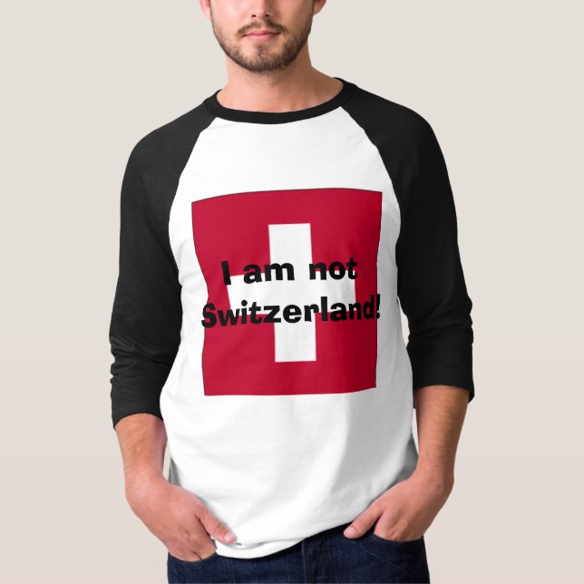 Camiseta ¡No soy Suiza! (Anverso)