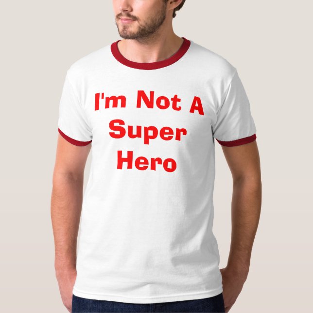 Camiseta No soy superhéroe (Anverso)