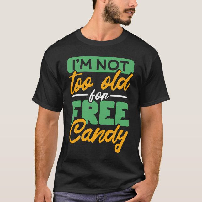 Camiseta No Soy Tan Viejo Por Candy Libre (Anverso)