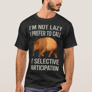 Camiseta No soy tapir perezoso 05