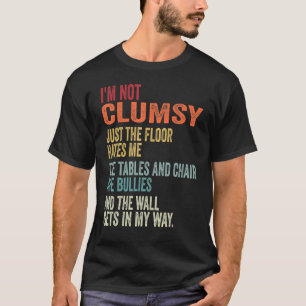 Camiseta No soy torpe, el suelo me odia a hombres de la ant