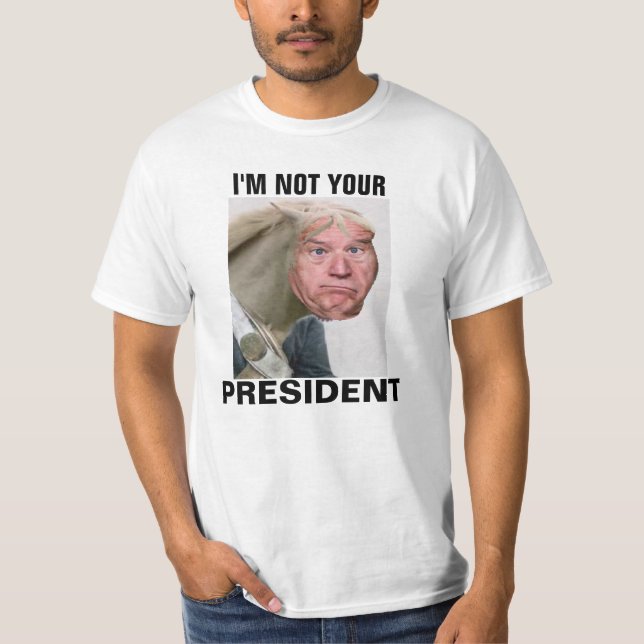 CAMISETA NO SOY TU PRESIDENTE (Anverso)