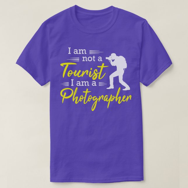 Camiseta No Soy Turista, Soy Fotógrafo (4) (Diseño del anverso)