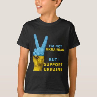 Camiseta No soy ucraniano pero apoyo a Ucrania Me mantengo