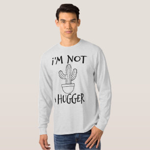 Camiseta No Soy Un Abrazador Cactus Divertido