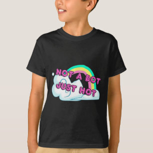 Camiseta No soy un bot, solo chica gamer gráfica linda y tr