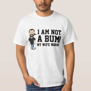 Camiseta No soy un Bum, mi esposa trabaja