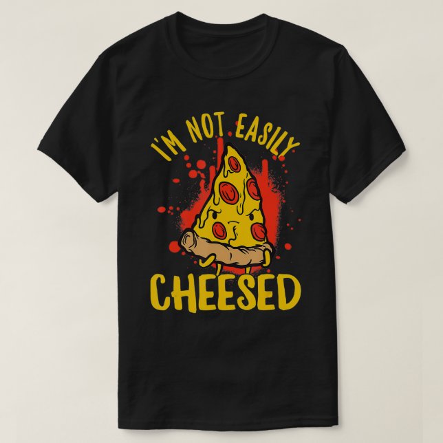 Camiseta No soy un drago japonés de la pizza de queso fácil (Diseño del anverso)
